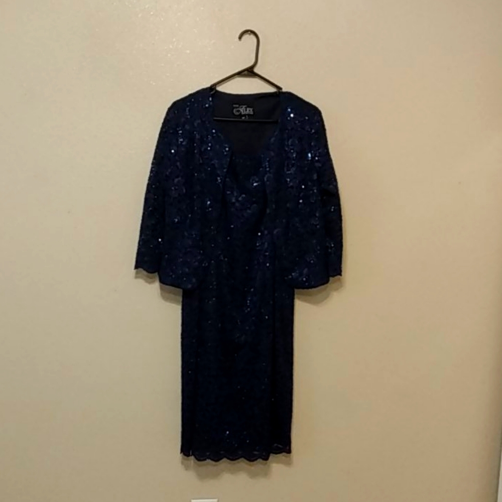 Only worn once Navy Blue MOB dress